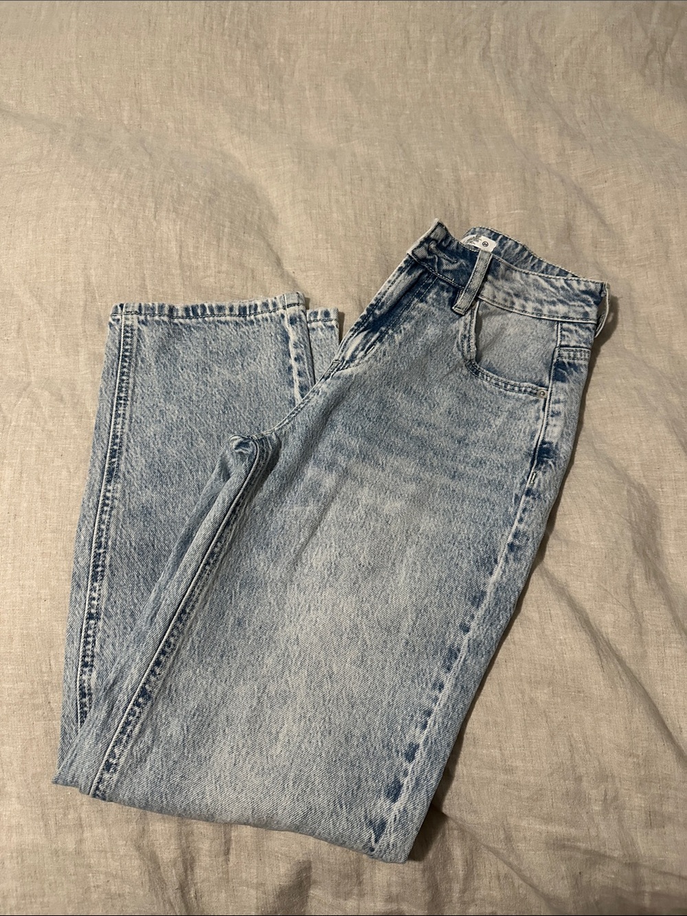 Altar'd State Light Blue Straight Leg Jeans